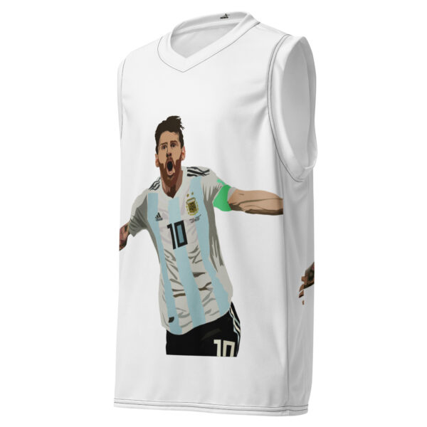 Recycled unisex basketball jersey