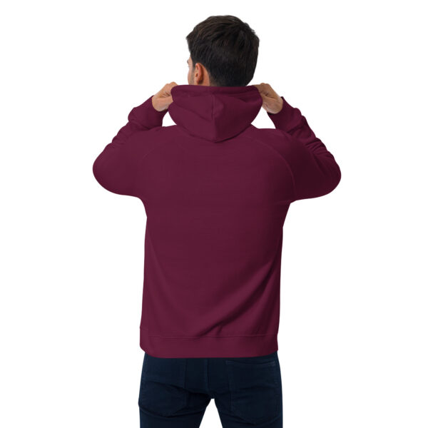 Unisex eco raglan hoodie - Image 6