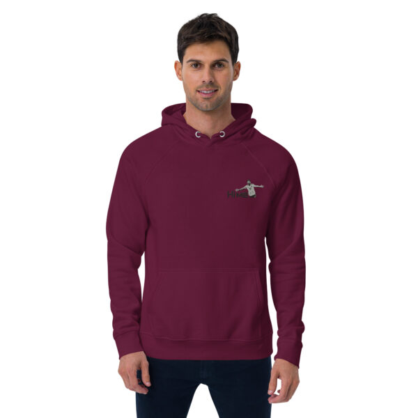 Unisex eco raglan hoodie - Image 5